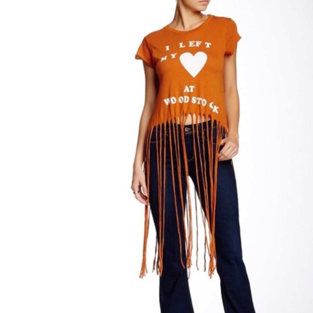 Vintage Woodstock Fringe Crop by Wildfox Couture - Picture 2 of 5